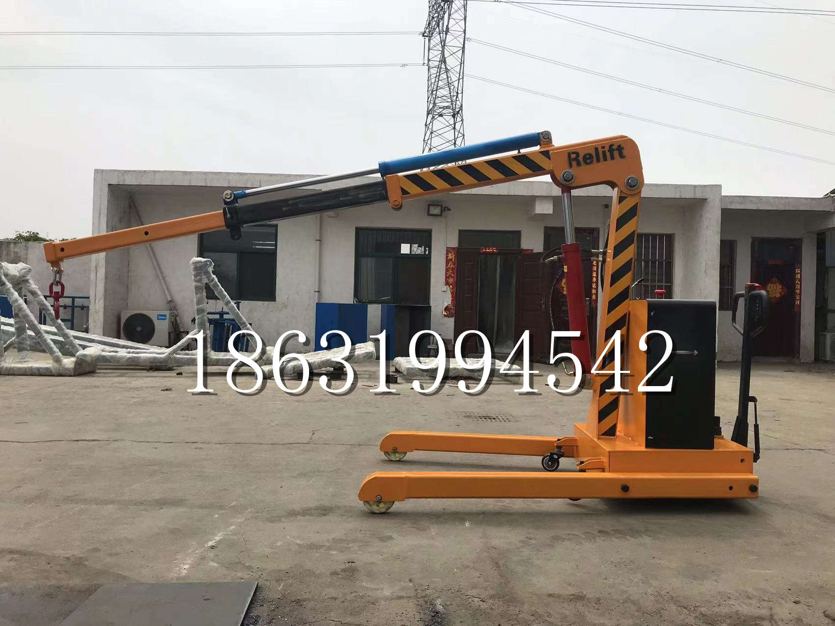 古县久征定做3吨三轮随车吊 农用园林绿化移树吊 平板工程用小吊机