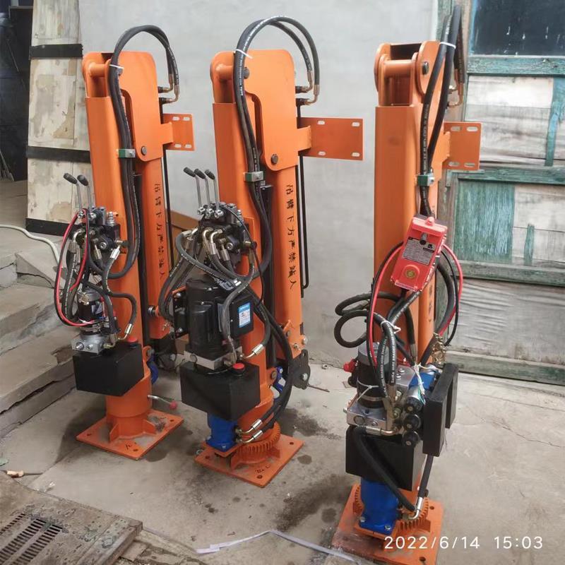 古县重汽蓝牌随车吊 3.2吨 国六动力强 液压驱动 农用自卸起重机